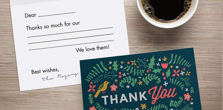 Thank you cards made easy!
