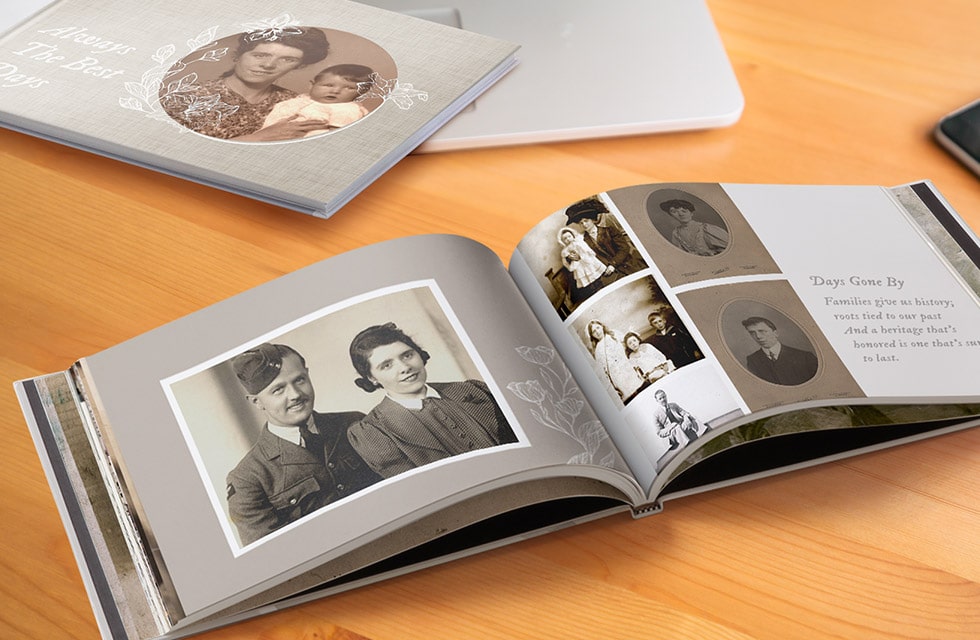 family history photo books