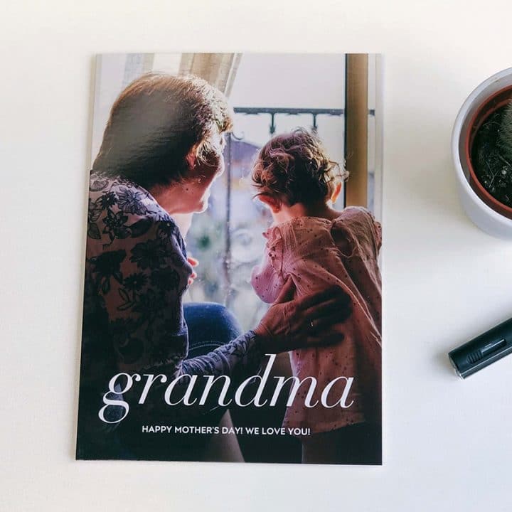 For Grandma - personalised Mother's Day cards