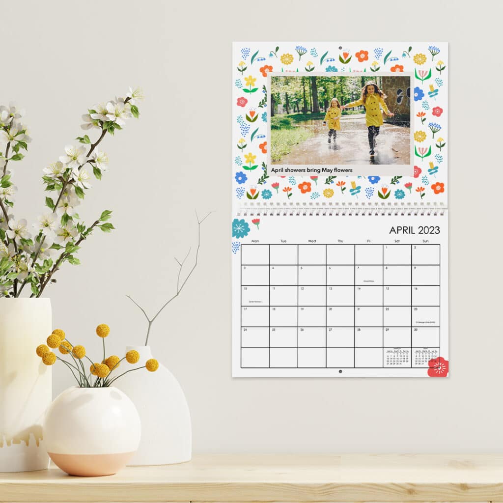 Wall Calendar "Folk Florals"